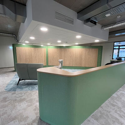 Projekt &quot;Pulverbeschichtete Lochblechmöbel&quot; für die Moser GmbH Schreinerei Innenausbau in Haslach 